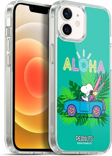 Miniatura 139 de Head Case Designs Peanuts Tropical Surf Snoopy Aloha Disco Gel Funda con licencia oficial [protección de grado militar] compatible con Apple iPhone