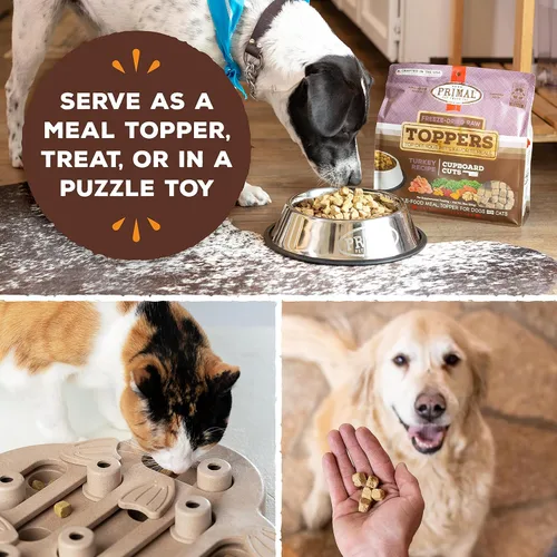 Miniatura 5 de Complementos de Comida para Perros y Gatos Primal, Cupboard Cuts, Mezcladores de Comidas Sin Granos con Probióticos, Golosinas Crudas Liofilizadas