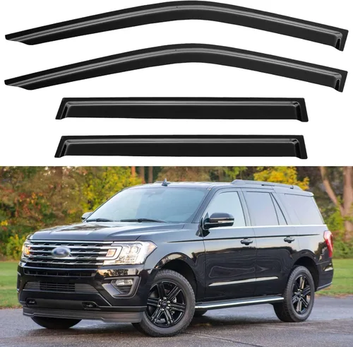 Miniatura 31 de YQAUTEC Viseras de Ventana Protectores de Lluvia para Honda Civic 2022 2023 2024 2025 2026, Deflectores de Viento de Ventilación de Ventana Fuera