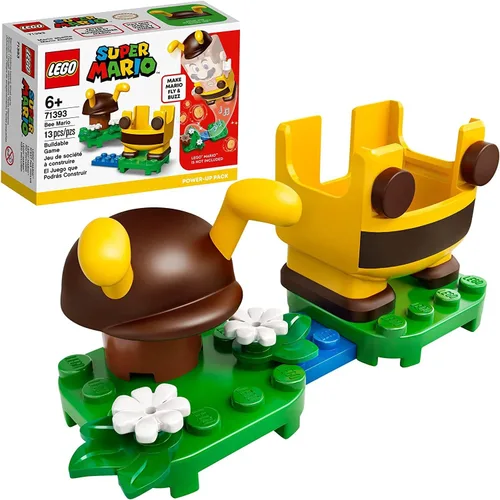 LEGO Super Mario Bee Mario Power-Up Pack 71393 Kit de construcción; juguete de regalo coleccionable para niños creativos; nuevo 2021 (13 piezas)
