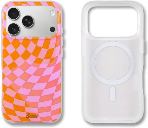 Miniatura 33 de Sonix - Funda para iPhone 17 Pro Max, compatible con MagSafe, probada contra caídas de 10 pies, rosado, jalea