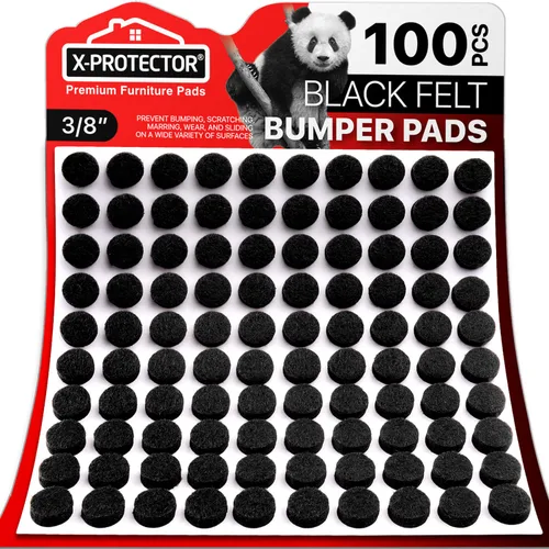 Miniatura 8 de X-Protector Tiras Amortiguadoras para Puertas de Gabinete - 40 PIEZAS - Silenciador de Puerta Transparente - Amortiguadores Premium para Puertas