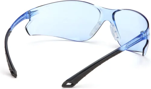 Miniatura 2 de Pyramex Itek - Gafas de seguridad con lentes ámbar, patillas ámbar Marco y lentes azul infinity