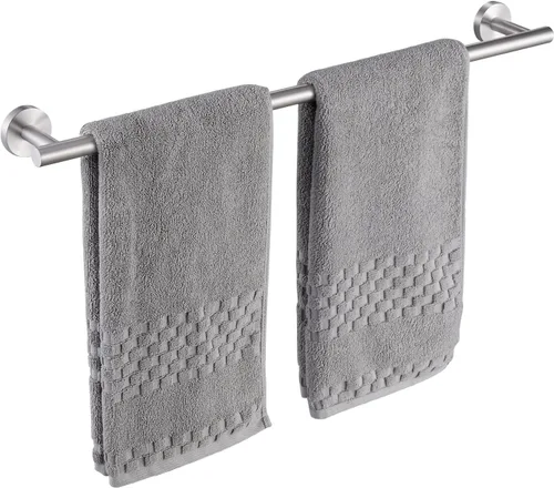Miniatura 11 de Toallero KES para toalla de baño, cocina, mano, paños para trastes, hecho de acero inoxidable a prueba de óxido, montaje de pared, SUS304, 12