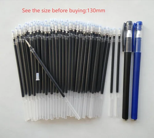 Miniatura 2 de Recambios de bolígrafo de gel de 0.020 in, paquete de 100 recambios de tinta para bolígrafo, repuesto de bolígrafo de tinta negra, punta de metal