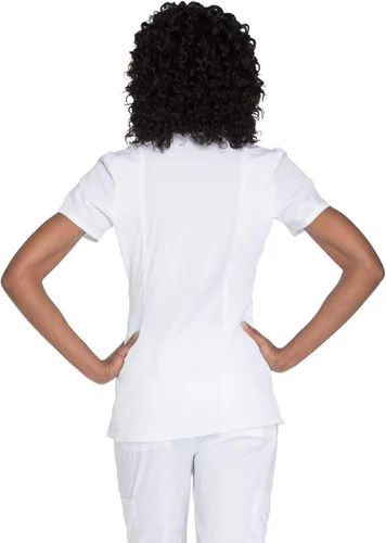 Miniatura 2 de Cherokee Women's Workwear Originals Mock Wrap Scrubs Shirt