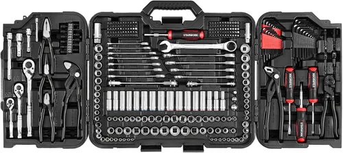 Miniatura 10 de STARWORK TRUE MECHANIC - Juego de herramientas mecánicas de 303 piezas, profesional, SAE/métrico