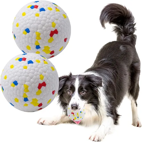 Miniatura 10 de Pelotas de Juguete para Perros para Masticadores Agresivos, Pelotas Flotantes Rebotadoras Indestructibles y Duraderas para que los Perros Busquen