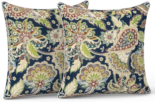 Miniatura 18 de LVTXIII Juego de 2 almohadas lumbares para patio, 12 x 20 pulgadas, resistentes a la decoloración, para exteriores con interiores, cojines lumbares