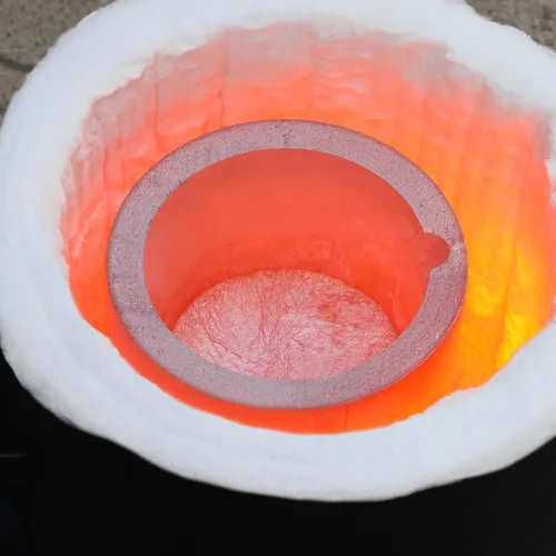 Miniatura 4 de CANALHOUT Crisoles de grafito de carburo de silicio, crisoles para derretir metal, resisten la alta temperatura de 1800℃ (3272°F), fundición