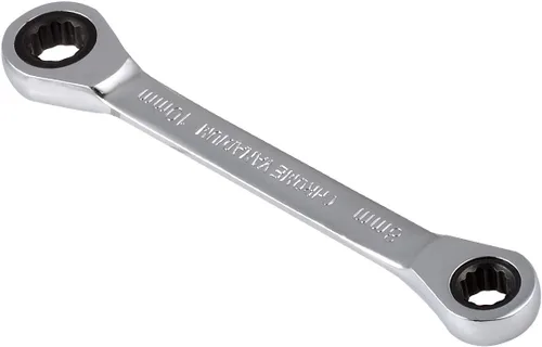 KATUR 1 llave métrica de doble caja, llave de extremo de caja de doble anillo de cromo vanadio, herramientas manuales de reparación de automóviles