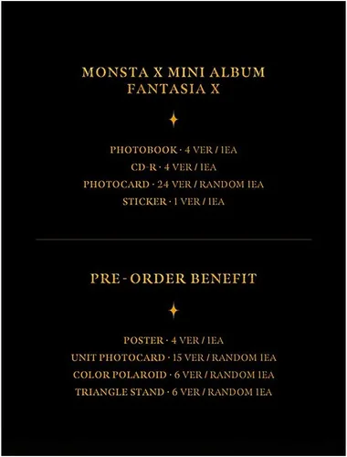 Miniatura 3 de MONSTA X Mini álbum Fantasia X