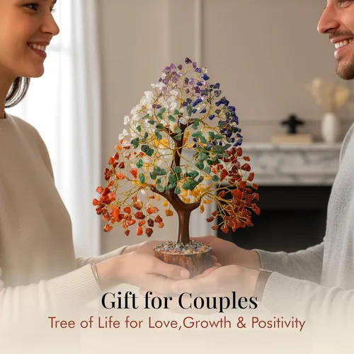 Miniatura 3 de El árbol de cristal original de 7 chakras, regalo de cumpleaños para mujeres, árbol de la vida de cristal curativo para hermana, regalos