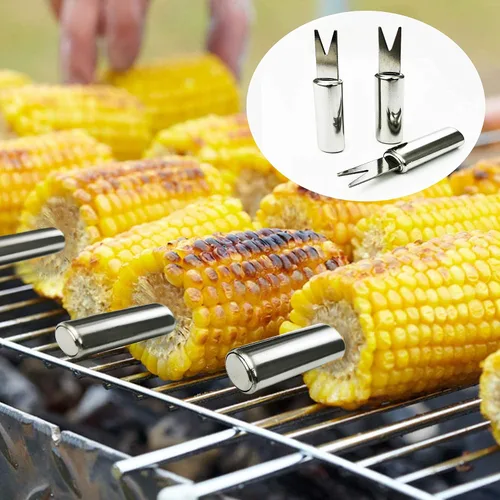 Miniatura 6 de NewlineNY - Kit de herramientas para barbacoa de acero inoxidable (juego de 3 piezas)