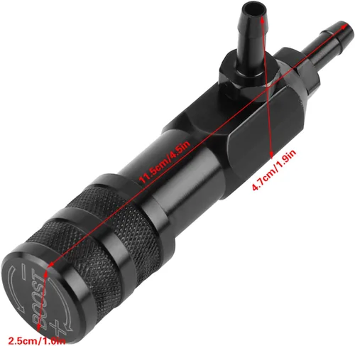 Miniatura 2 de Watris Veiyi Controlador Turbo Boost de coche de 1 a 30 PSI, controlador de impulso manual, controlador universal ajustable de motor Turbo, cargador