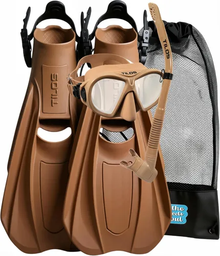 Miniatura 14 de Tilos Juego de buceo Aquastalk con bolsa de transporte de malla Rayo Flor