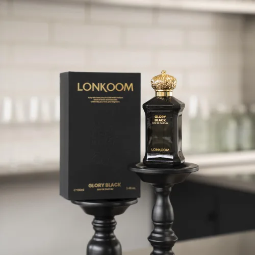 Miniatura 6 de Lonkoom Glory Black Perfume para hombres, 3.4 onzas líquidas, Eau De Parfum Spray fragancia de larga duración, notas amaderadas picantes de azafrán