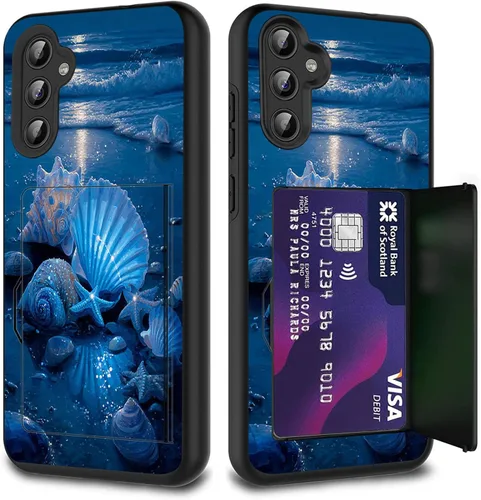 Miniatura 125 de Funda híbrida de doble capa con función atril para Samsung Galaxy A16 5G de 6.9 pulgadas, diseño de vaca con bandera estadounidense