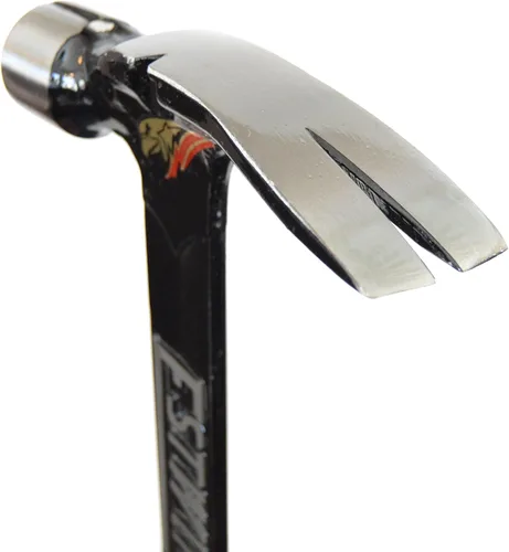 Miniatura 3 de Estwing Serie Ultra - Martillo de carpintero de 15 oz con gancho para arrancar, cara fresada y mango de cuero genuino - E15SM