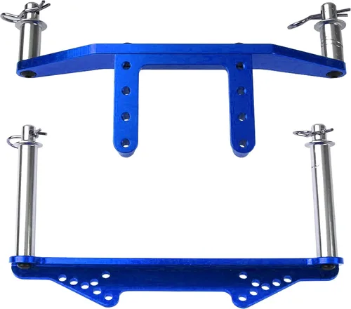 Miniatura 5 de Soportes de cuerpo delanteros y traseros de metal, postes de cuerpo, piezas de actualización compatibles con Traxxas Slash 2WD Rustler Stampede VXL