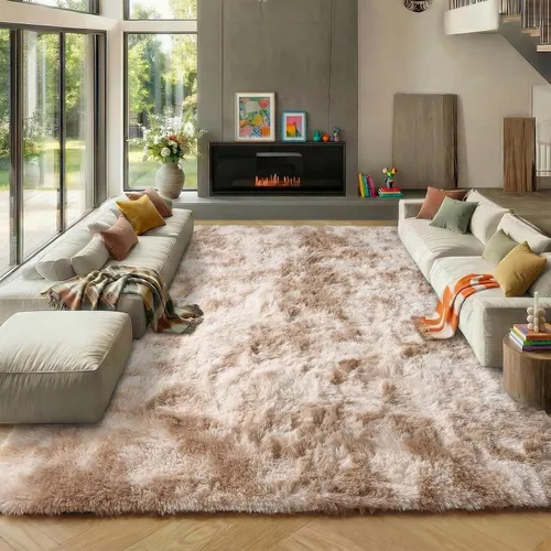 Miniatura 105 de ONASAR - Alfombra de pasillo negra de 2 x 6 pies, esponjosa, lavable, ultrasuave, afelpada, peluda, tapete para bebés, dormitorio de niños, armario