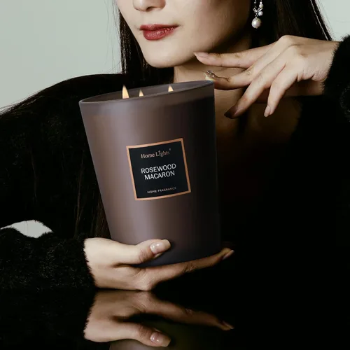 Miniatura 4 de HomeLights Velas perfumadas Vela en tarro grande, 33.3 onzas Velas de aromaterapia de soja natural, hasta 70 horas de tiempo de combustión con 3
