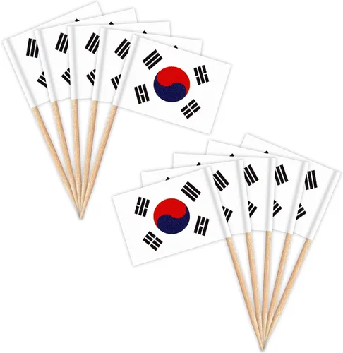Miniatura 20 de ZXvZYT Banderas de palillos de dientes cubanos con bandera de Cuba, decoración pequeña para cupcakes de Cuba, decoración de frutas y cóctel