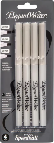 Miniatura 6 de Set de 6 marcadores de punta mediana para caligrafía Speedball Elegant Writer