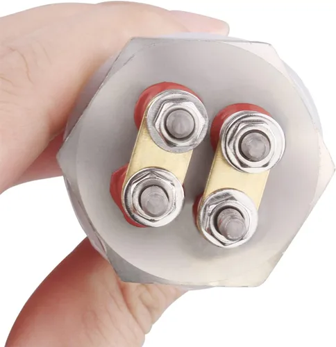 Miniatura 3 de DERNORD Calentador de inmersión de 12V 400W Elemento calentador de agua sumergible Elemento de calefacción de acero inoxidable con ajuste NPSM de 1