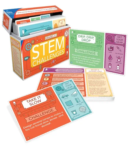 Miniatura 8 de Carson Dellosa Stem Challenge - Kits de ciencia para niños de 5 a 7 años, plantas, animales, insectos y actividades de aprendizaje de primer grado