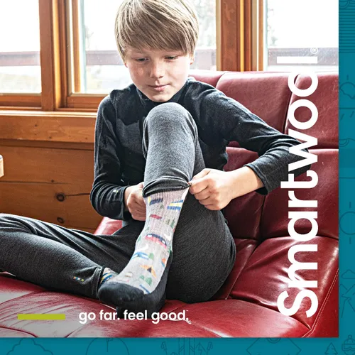 Miniatura 5 de Smartwool Wintersport - Calcetín OTC con patrón de Yeti para niños