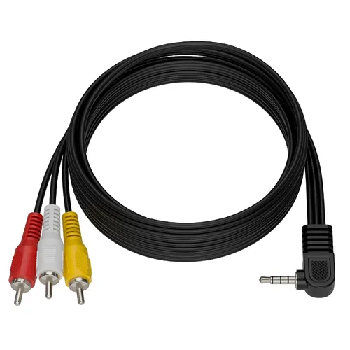 THE CIMPLE CO Cable de audio y video RCA macho de 0.138 in a macho compatible con Roku y TiVo, cable A/V, no para cámaras, conector de cable
