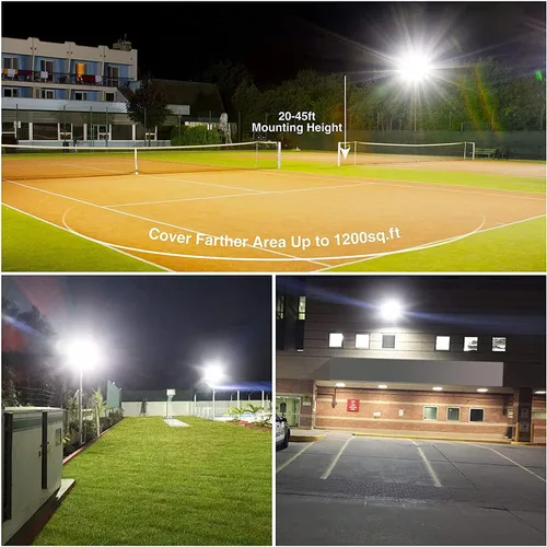 Miniatura 7 de Luz de inundación LED de 10 W, 1100 lúmenes, luz súper brillante de seguridad/trabajo/planta, IP66 impermeable al aire libre, reflector para porche