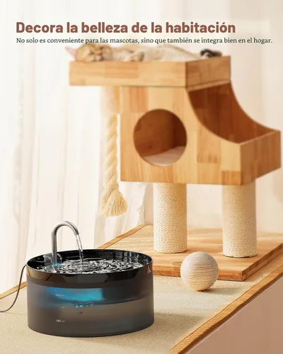 Miniatura 2 de Fuente de agua para gatos: fuente para gatos de 108 oz/3.2 L, dispensador de bebida súper silencioso para mascotas, fuentes de agua para gatitos