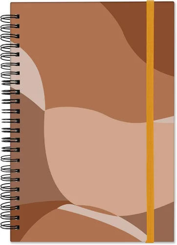 Miniatura 8 de Cuaderno de espiral de tapa dura, cuaderno de espiral con rayas anchas, tamaño A5, 5.5 x 8.3 pulgadas, papel grueso de 80 GSM, 60 hojas y 120
