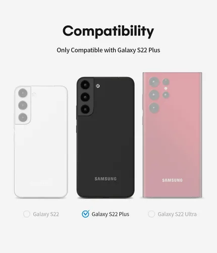 Miniatura 2 de KIOMY Funda para Samsung Galaxy S22+ 5G a prueba de golpes con esquinas de bolsas de aire para S22 Plus brillante y vibrante color sólido neón rosa