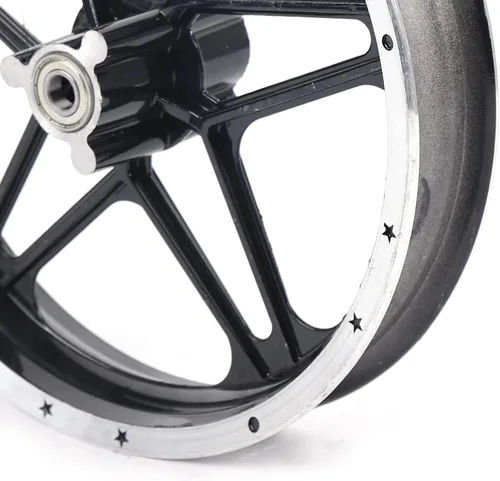 Miniatura 8 de Llanta de Neumático 2.50-10'' Rueda Delantera Trasera Llantas de Rueda para Mini Bicicleta de Bolsillo E-bike 49-50cc Bicicleta de Tierra Cubo