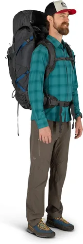 Miniatura 7 de Osprey Aether Plus 70 - Mochila de mochilero para hombre, color gris, talla L/XL Eclipse Gris