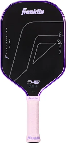 Miniatura 20 de Franklin Sports Paletas profesionales de Pickleball – Serie de fibra de carbono C45 - Aprobadas oficialmente por USAP + UPA – Diseño para jugadores