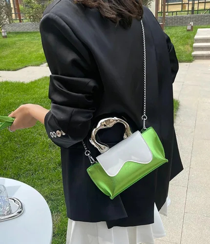 Miniatura 2 de Bolso pequeño de color plateado, bolsos cruzados, bolsos de noche Y2K, bolso de mano para mujer, bolsos de hombro, bolsa de mano para mujer 2023
