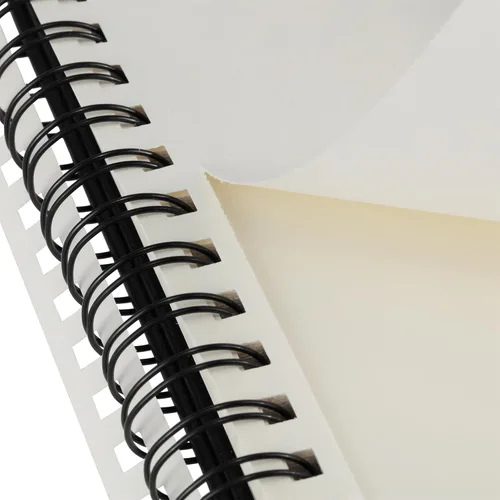 Miniatura 2 de Creative Mark Cuaderno de bocetos de campo encuadernado en espiral de doble alambre (paquete de 24-4 x 6 pulgadas), diario de cuero sintético