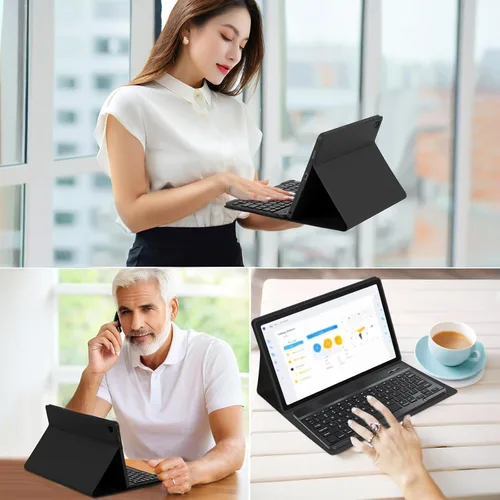 Miniatura 7 de MORECOO Funda para Samsung Galaxy Tab A9 Plus con teclado de 11 pulgadas 2023 (SM-X210/X216/X218), funda para tableta A9 Plus con teclado