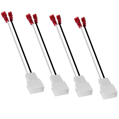 Miniatura 9 de HSTECH 72-6514 2 pares (paquete de 4) arnés de cableado de cable de cable para vehículos Chrysler Dodge Altavoces, adaptador de conector de enchufe