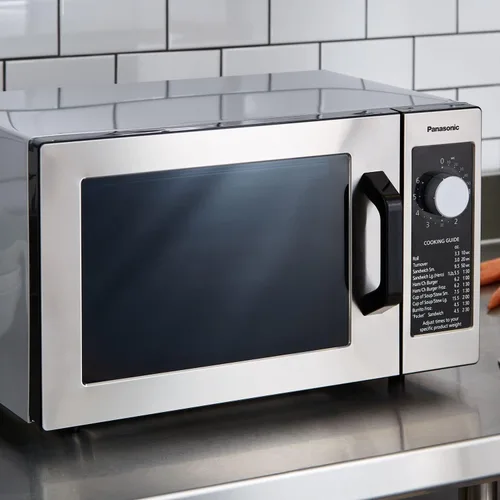 Miniatura 7 de Panasonic NE-1025F - Horno de microondas comercial y compacto para encimera de servicio ligero con temporizador electrónico de botón selector