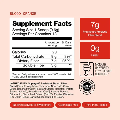 Miniatura 7 de Supergut GLP1 Daily Support - Suplemento en polvo GLP-1 de alto contenido de fibra para mujeres y hombres, mezcla de bebida sin azúcar para la salud