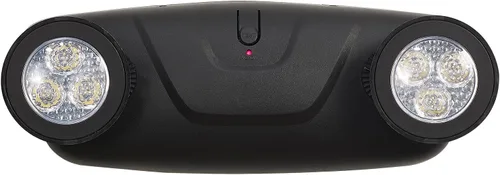 Miniatura 10 de TANLUX Luces de emergencia LED con batería de respaldo, luces de emergencia comerciales ajustables de dos cabezales, certificación UL, CA 120/277V