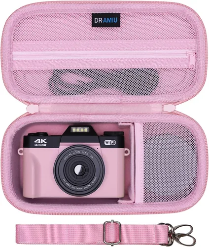 Miniatura 9 de Funda para cámara digital 4K compatible con VJIANGER, Duluvulu, TEFTYMON, Aboobu, Zostuic, Oiadek, SIXTARY, Gavonde, NIKICAM, YIGLLO para cámara