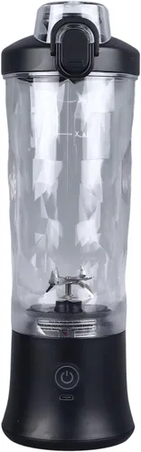 Licuadora portátil, 18000rpm 20.3 fl oz de gran capacidad inalámbrica de acero inoxidable con 6 cuchillas ultra afiladas para batidos y licuados,