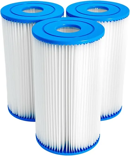 Miniatura 8 de Cartucho de filtro de piscina tipo B compatible con bomba de filtro in-tex de 2500 GPH para piscinas sobre el suelo, cartucho de filtro de piscina
