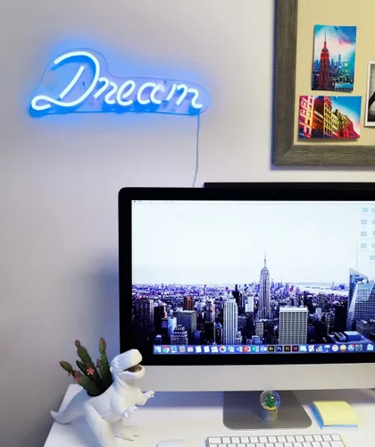 Miniatura 3 de Isaac Jacobs - Señal de pared de neón con cable USB, 5.00watts, 300.00 volts